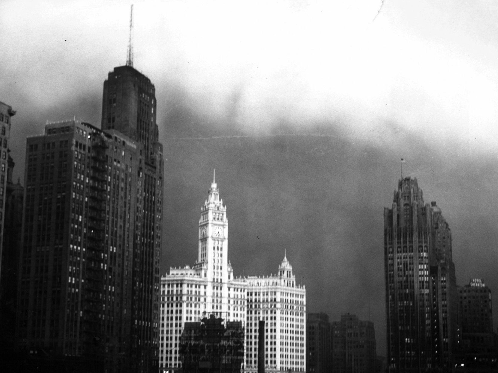Michigan Avenue in 1958